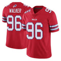 B.Bills #96 Deone Walker Player Red Vapor Untouchable Limited Qdoa Stitched Jerseys
