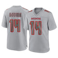 TB.Buccaneers #14 Chris Godwin Jr. Player Gray Atmosphere Fashion Home Game Qdoa Stitched Jerseys