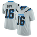 D.Lions #16 Jared Goff Player Silver Limited 2026 Rivalries Collection Home Game Qdoa Stitched Jerseys
