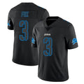 D.Lions #3 Jack Fox Player Black Impact Limited Home Game Qdoa Stitched Jerseys