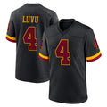 W.Commanders #4 Frankie Luvu Player Black Limited Home Game Qdoa Stitched Jerseys