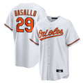 B.Orioles #29 Samuel Basallo Player White Home Game Qdoa Stitched Jerseys