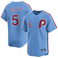 P.Phillies #5 Bryson Stott Player Light Blue Home Limited Qdoa Stitched Jerseys