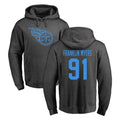 T.Titans #91 John Franklin-Myers Player Ash One Color Pullover Hoodies Home Game Qdoa Stitched Jerseys