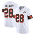 C.Browns #28 Emmanuel McNeil-Warren Player White Limited  Vapor 1946 Collection Alternate Game Qdoa Stitched Jerseys