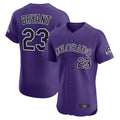 C.Rockies #23 Kris Bryant Player Purple Limited Elite Home Qdoa Stitched Jerseys