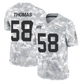 KC.Chiefs #58 Derrick Thomas Player Arctic Camo Salute To Service Limited Game Qdoa Stitched Jerseys