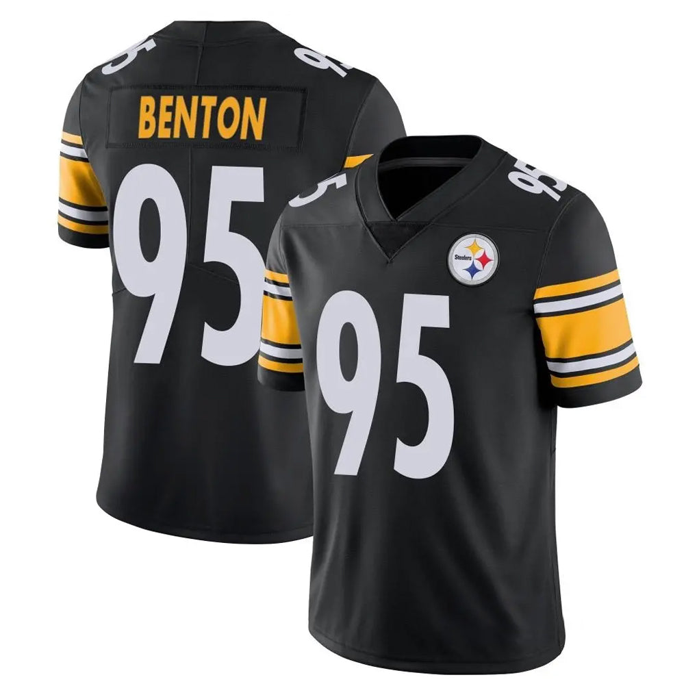 P.Steelers #95 Keeanu Benton Player Black Limited Vapor Untouchable Home Game Qdoa Stitched Jerseys