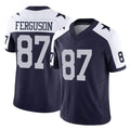 D.Cowboys #87 Jake Ferguson Player Navy-White Limited Alternate Vapor F.U.S.E. Home Game Qdoa Stitched Jerseys