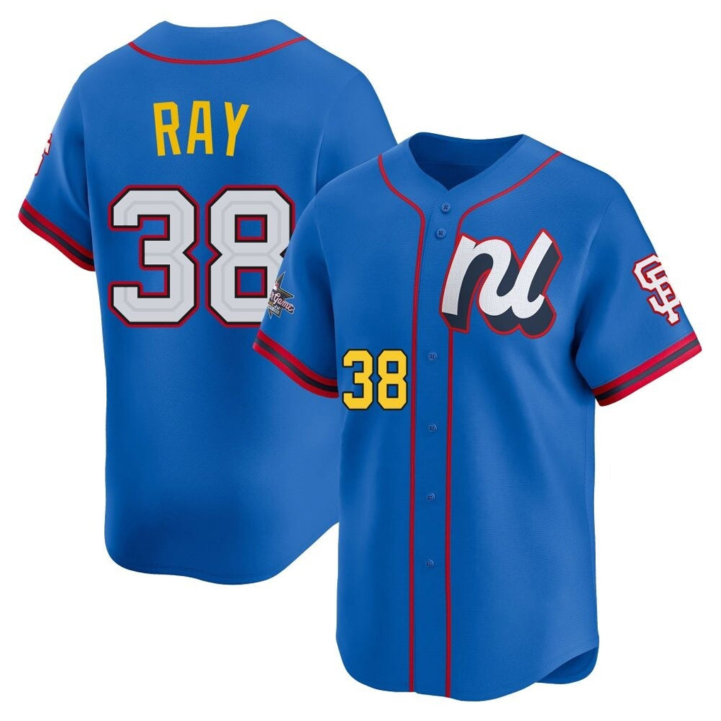 SF.Giants #38 Robbie Ray Player Blue National League All-Star Edition Limited Qdoa Stitched Jerseys