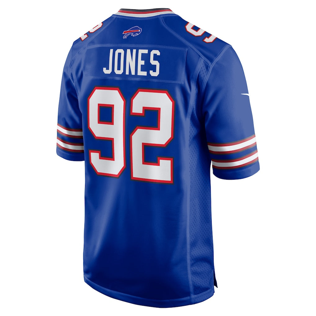 Qdoa B.Bills #92 DaQuan Jones Royal Game Player Jersey