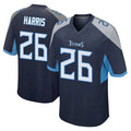T.Titans #26 Marcus Harris Player Navy Home Game Qdoa Stitched Jerseys