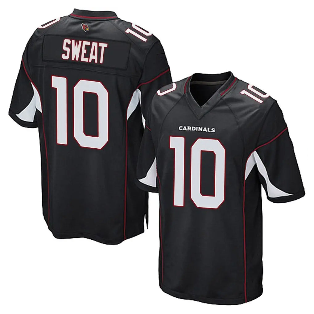 A.Cardinals #10 Josh Sweat Player Black Home Game Qdoa Stitched Jerseys