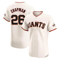 SF.Giants #26 Matt Chapman Player Cream Home Limited Elite Qdoa Stitched Jerseys