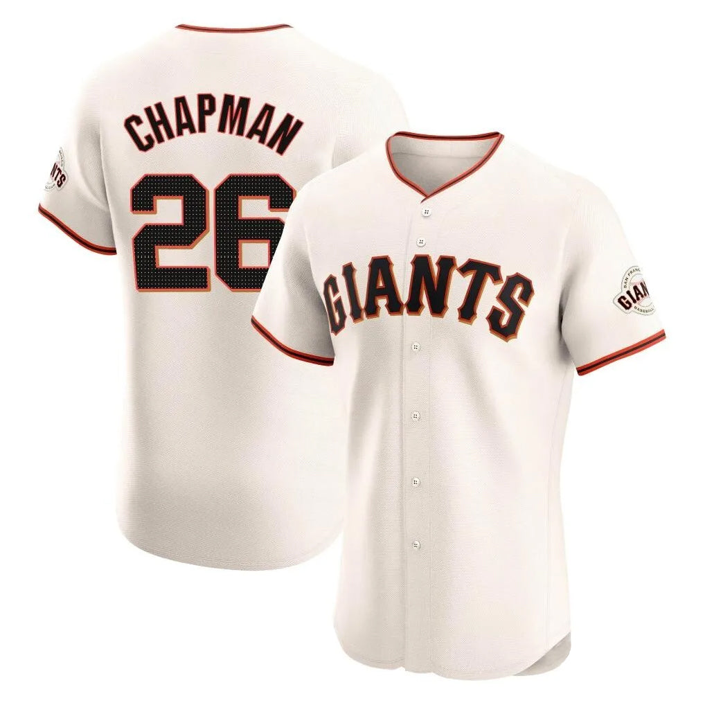 SF.Giants #26 Matt Chapman Player Cream Home Limited Elite Qdoa Stitched Jerseys