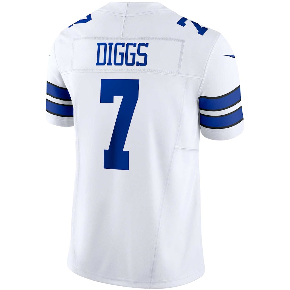Qdoa D.Cowboys #7 Trevon Diggs White Vapor F.U.S.E. Limited Jersey