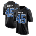 D.Lions #45 Devin White Player Black Fashion Home Game Qdoa Stitched Jerseys