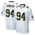 NO.Saints #94 Cameron Jordan Player White Home Game Qdoa Stitched Jerseys