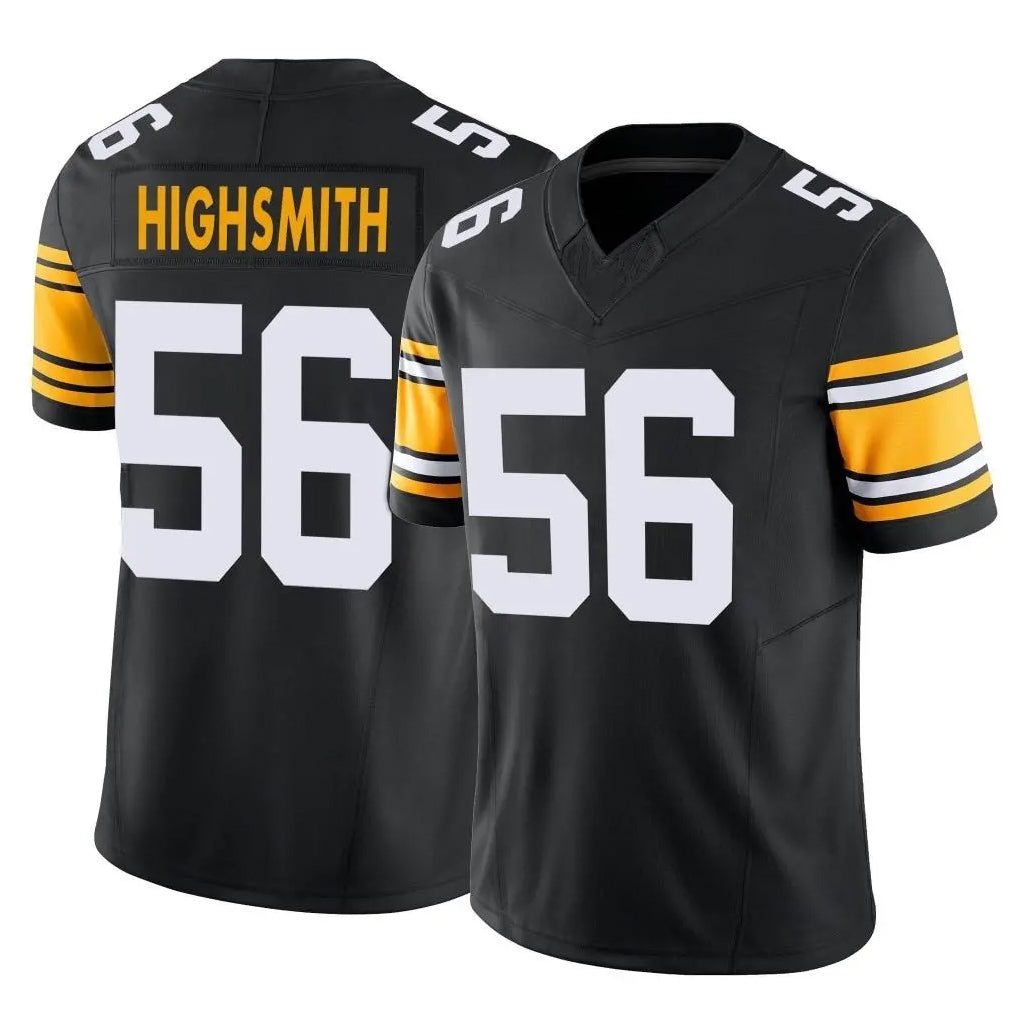 P.Steelers #56 Alex Highsmith Player Black Limited Alternate Vapor F.U.S.E. Home Game Qdoa Stitched Jerseys