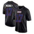 NY.Giants #17 Darnell Mooney Player Carbon Fashion Limited Home Game Qdoa Stitched Jerseys