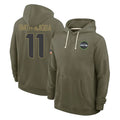 S.Seahawks #11 Jaxon Smith-Njigba Player Olive 2025 Salute To Service Limited Home Game Qdoa Stitched Jerseys