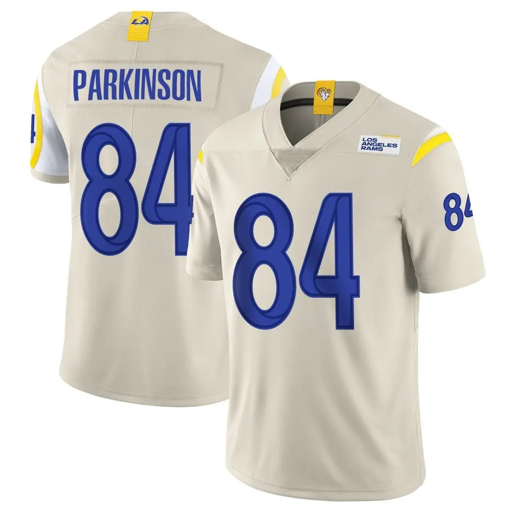LA.Rams #84 Colby Parkinson Player Bone Limited Vapor Home Game Qdoa Stitched Jerseys