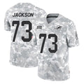 M.Dolphins #73 Austin Jackson Player Arctic Camo Salute To Service Limited Game Qdoa Stitched Jerseys