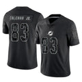 M.Dolphins #83 Kevin Coleman Jr. Player Black Reflective Limited Game Qdoa Stitched Jerseys