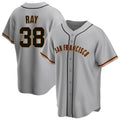 SF.Giants #38 Robbie Ray Player Gray Home Game Qdoa Stitched Jerseys