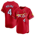 St. Louis Cardinals #4 Yadier Molina Player Red City Connect Limited Qdoa Stitched Jerseys