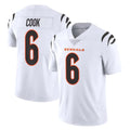 C.Bengals #6 Brian Cook Player White Vapor Untouchable Limited Home Game Qdoa Stitched Jerseys