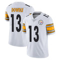 P.Steelers #13 Rico Dowdle Player White Limited Vapor Untouchable Home Game Qdoa Stitched Jerseys