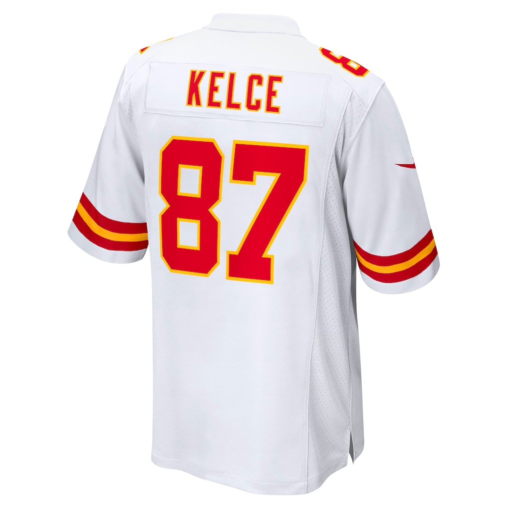 Qdoa KC.Chiefs #87 Travis Kelce White Player Game Jersey