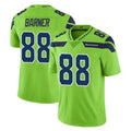 S.Seahawks #88 AJ Barner Player Green Limited Color Rush Home Game Qdoa Stitched Jerseys