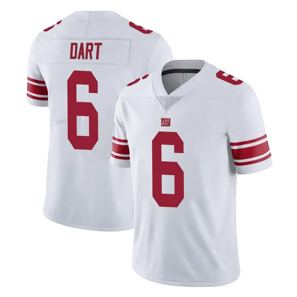 NY.Giants #6 Jaxson Dart Player White Limited Vapor Untouchable Home Game Qdoa Stitched Jerseys