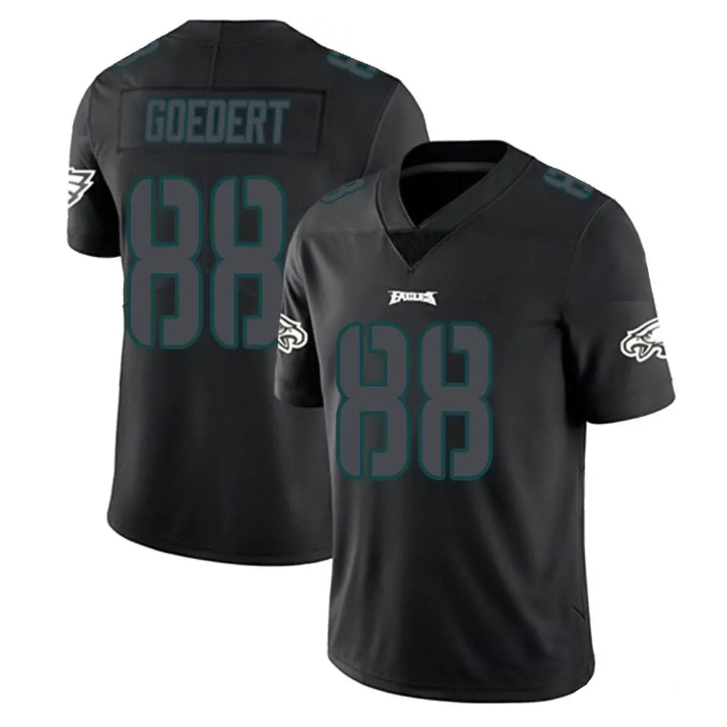 P.Eagles #88 Dallas Goedert Player Limited Black Impact Home Game Qdoa Stitched Jerseys