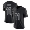 LV.Raiders #11 Jeremy Chinn Player Black Limited Black Impact Home Game Qdoa Stitched Jerseys