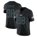 P.Eagles #98 Jalen Carter Player Limited Black Impact Home Game Qdoa Stitched Jerseys
