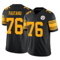 P.Steelers #76 Troy Fautanu Player Black Limited 2nd Alternate Vapor F.U.S.E. Home Game Qdoa Stitched Jerseys