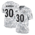 P.Steelers #30 Jaylen Warren Player Arctic Camo Limited Salute To Service Home Game Qdoa Stitched Jerseys
