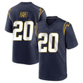 LA.Chargers #20 Cam Hart Player Navy Home Game Qdoa Stitched Jerseys