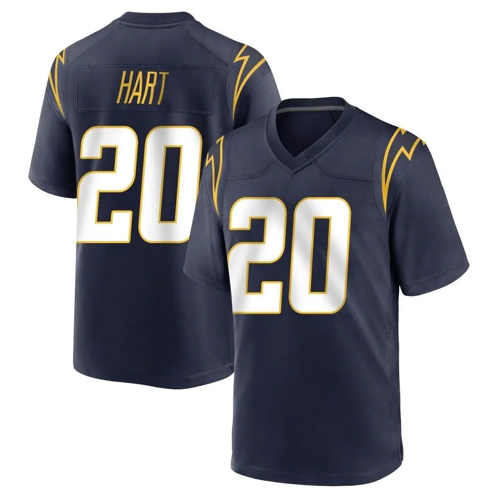 LA.Chargers #20 Cam Hart Player Navy Home Game Qdoa Stitched Jerseys