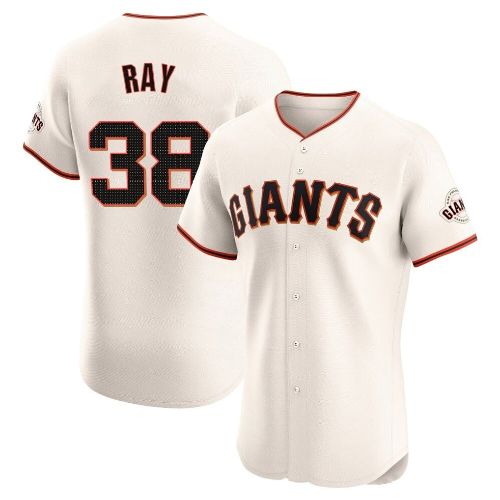 SF.Giants #38 Robbie Ray Player Cream Home Limited Elite Qdoa Stitched Jerseys