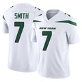 NY.Jets #7 Geno Smith Player White Limited Vapor F.U.S.E. Home Game Qdoa Stitched Jerseys
