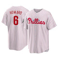 P.Phillies #6 Ryan Howard Player White Home Game Qdoa Stitched Jerseys