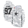 D.Cowboys #97 Kenny Clark Player Arctic Camo Salute to Service Hoodies Limited Game Qdoa Stitched Jerseys
