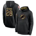 M.Dolphins #28 De'Von Achane Player Black Salute to Service Hoodies Limited Game Qdoa Stitched Jerseys
