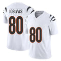 C.Bengals #80 Andrei Iosivas Player White Vapor F.U.S.E. Limited Home Game Qdoa Stitched Jerseys