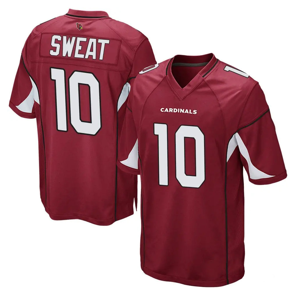 A.Cardinals #10 Josh Sweat Player Cardinal Home Game Qdoa Stitched Jerseys