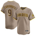S.Diego Padres #9 Jake Cronenworth Player Khaki Home Limited Qdoa Stitched Jerseys